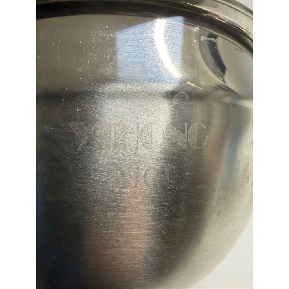 Set of 5 Stainless Steel Mixing Bowls 3 IKEA + 2 Unbranded Nesting Kitchen Bowls